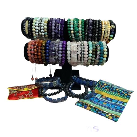 Assorted Natural Gemstone Bracelets - Picture 1 of 1